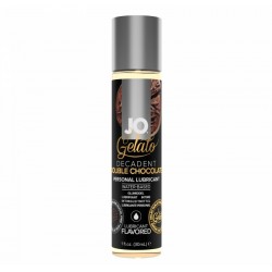 Лубрикант на водній основі System JO GELATO Double Chocolate (30 мл) без цукру Лубрикант на водній основі System JO GELATO Double Chocolate (30 мл) без цукру