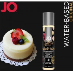 Лубрикант на водній основі System JO GELATO White Chocolate Raspberry(30 мл) без цукру Лубрикант на водній основі System JO GELATO White Chocolate Raspberry(30 мл) без цукру