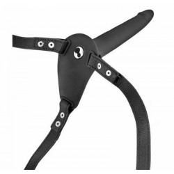 Страпон с вибрацией Fetish Tentation Vibrating Strap-On with Dildo Black Страпон с вибрацией Fetish Tentation Vibrating Strap-On with Dildo Black