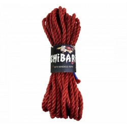 Джутова мотузка для шібарі Feral Feelings Shibari Rope, 8 м червона