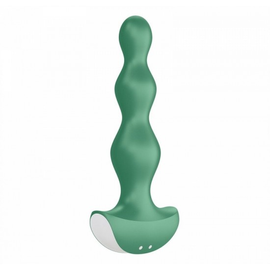 Анальный стимулятор-бусины с двумя моторами Satisfyer Lolli-Plug 2 (green)