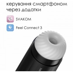 Інтерактивний смарт-мастурбатор з вібрацією та посмоктуванням Svakom Sam Neo Інтерактивний смарт-мастурбатор з вібрацією та посмоктуванням Svakom Sam Neo