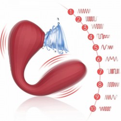 Вакуумний вагінально-кліторальний стимулятор Magic Motion Bobi Red Вакуумний вагінально-кліторальний стимулятор Magic Motion Bobi Red