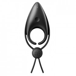 Ерекційне віброкільце лассо з регулюванням розміру Satisfyer Sniper Black