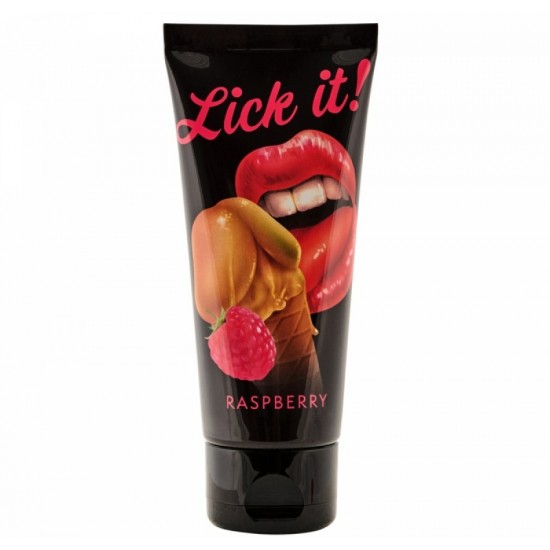 Лубрикант - Lick It! Raspberry (малина), 100 мл