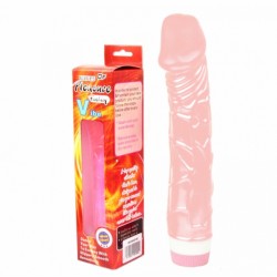 Вибратор розовый перламутр Realistic Jelly Pink Вибратор розовый перламутр Realistic Jelly Pink