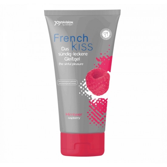 Істівний лубрикант - FrenchKiss Raspberry (малина), 75 мл